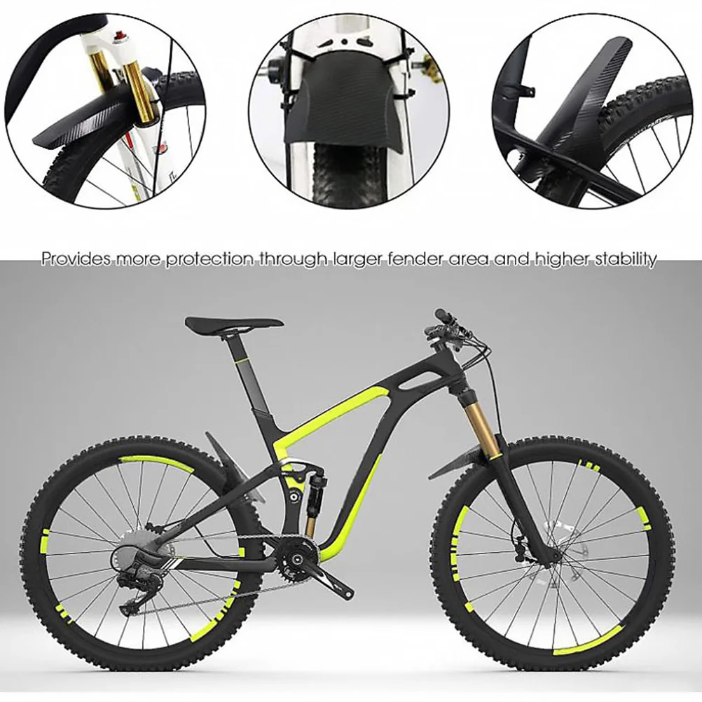 

1Set Road Bike Mudguard Durable Practical Cycling Mud Guard Easy to Use and Install for All Common Bikes Protection