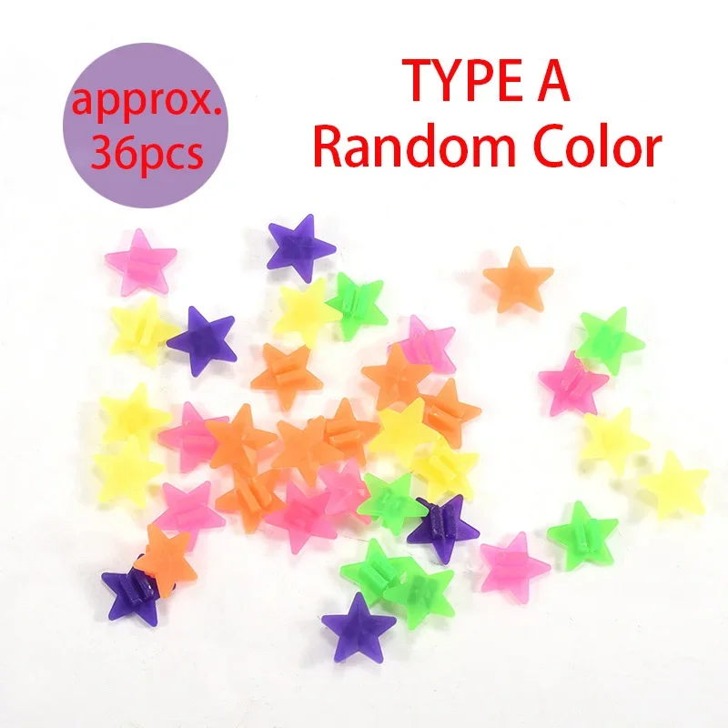 36PCS Colorful Decorations Clips for Kids Bike Multi Color Plastic Bicycle Wheel Spoke Beads Children Kid Gifts Bike Accessories