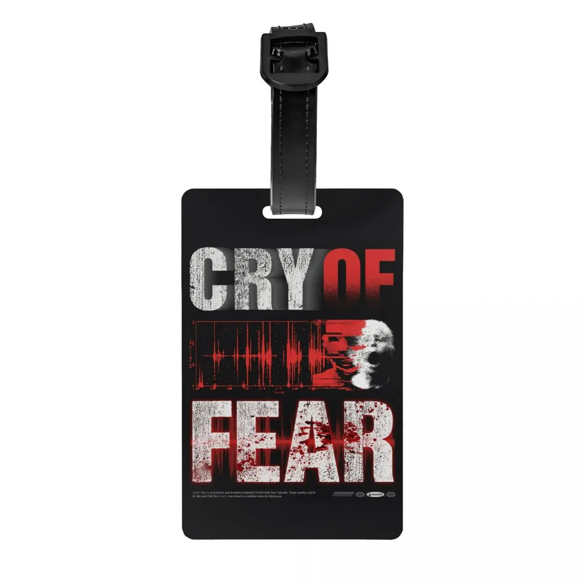 

Custom Simon Henriksson Cry Of Fear Luggage Tags for Travel Suitcase Privacy Cover ID Label