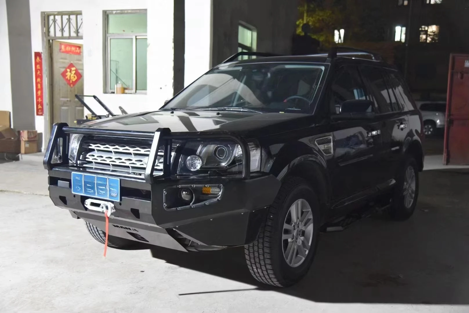 Off-Road Steel Front Bumper Bull Bar for Freelander 2 L359 view 4