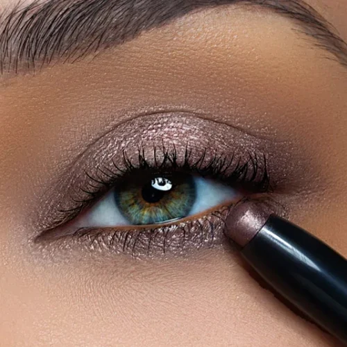 Lápiz de sombra de ojos nacarado metálico, resaltador resistente al agua duradero, alto pigmento, brillo, sombra de ojos en barra, maquillaje