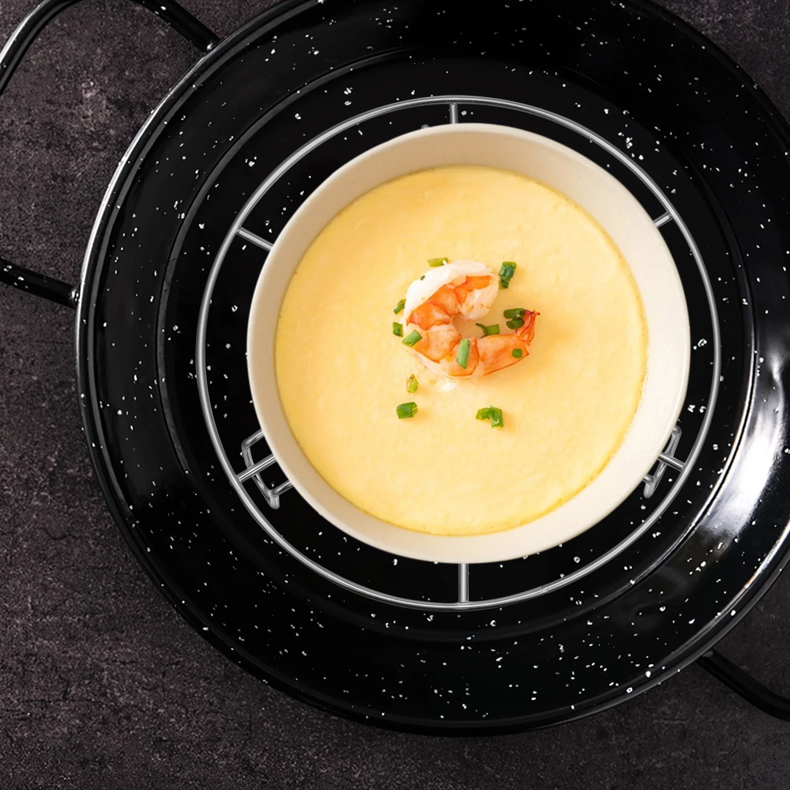 

2 pcs Steaming Rack For Pot Stainless Steel 304 Round Steam Tray Cooling Rack For Air Fryer Pressure Cooker Kitchen Use