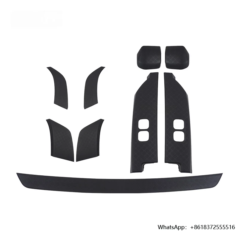 

daCar Rearview Mirror Cover Front Rear Bumper Side Scratch Guard Protection Board Guard for Land Rover Defender 110