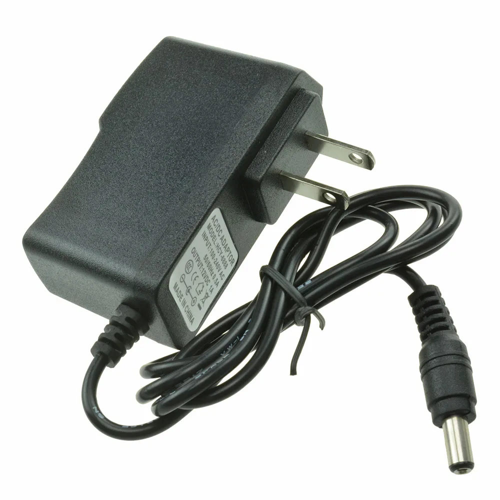 DC 12V Power Supply Adapter 1A Universal Power Adapter Charger US for LED Light Strips