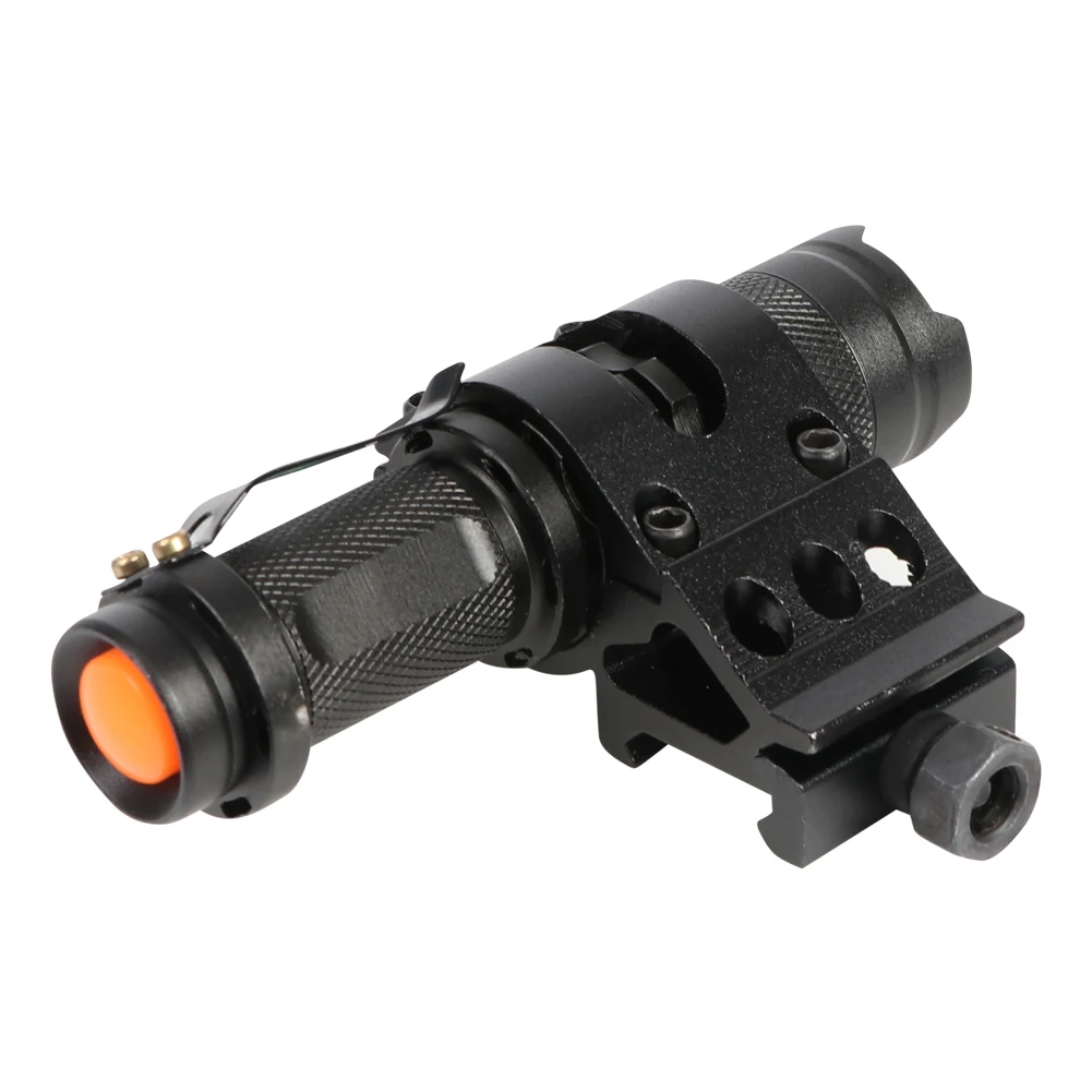 25mm Scope Mount Flashlight Torch Mounts for 20mm Standard Picatinny Weaver Rails Offset Scope Flashlight Ring Clamp