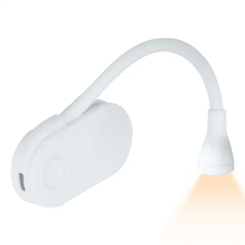 

Rechargeable Book Light Clip-On LED Small Student Reading Lamp 3 Color Temperatures Book Light Color Changeable With 360-Degree