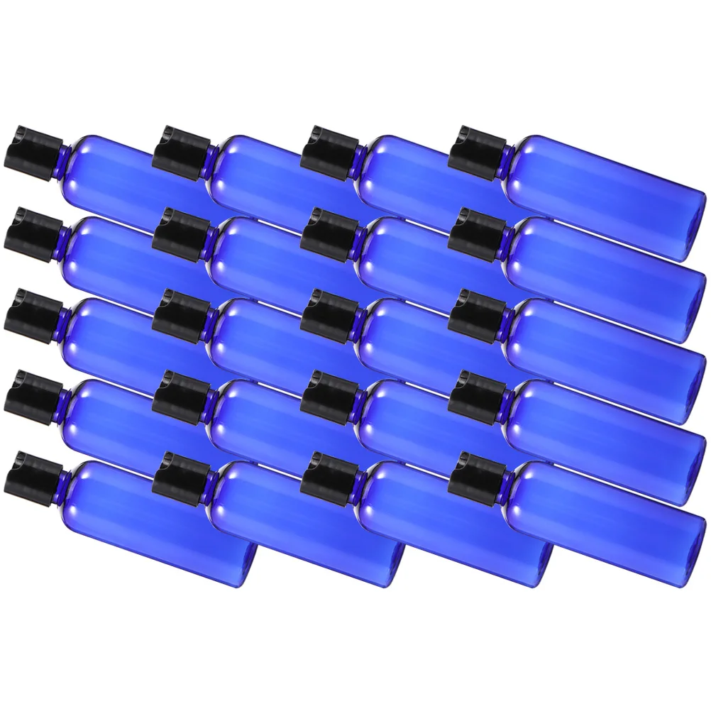 

20Pcs Leak-Proof Bottle Refillable Plastic Dispenser Bottles for Shampoo Lotion Body Wash Compact Light Weight Easy Carry Empty