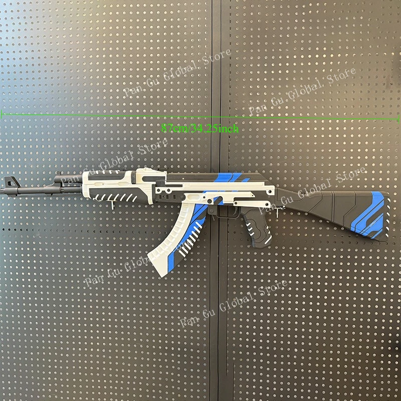 87cm/34.25in AK 3D Print Customized Toy Gun God Of Fire Katana Model Props Game Peripherals Party Supplies Cosplay Birthday Gift