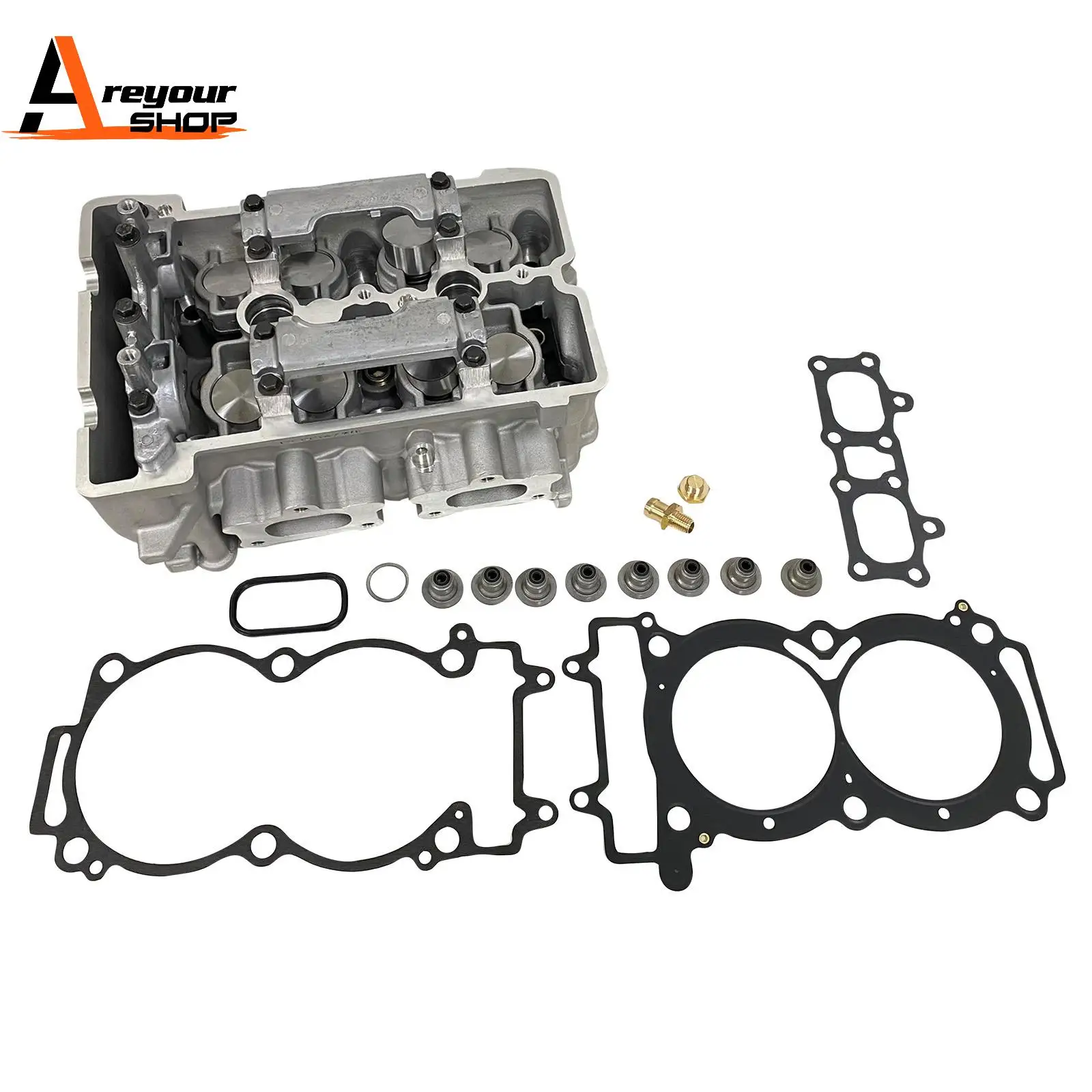 AREYOURSHOP ENGINE CYLINDER HEAD TOP END KIT 3024248 FOR POLARIS RZR RANGER 1000 900 2017 2018 2019