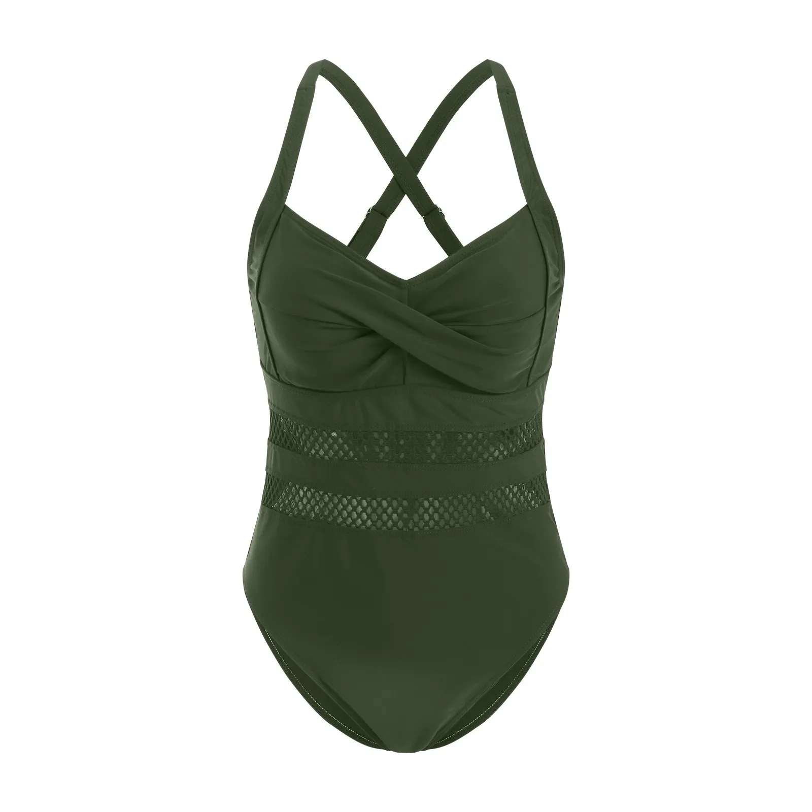 

Womens Sexy 1 Piece Swimsuit Splicing Quick Drying Bikini Swimsuit Vacation Popular Simple Clothes 2025 For Women Summer Wear