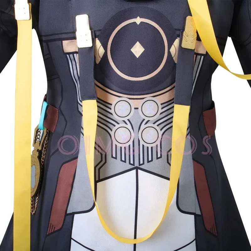 

CyTrailblazer Косплей Костюм Honkai Star Rail Карнавальная форма Парик Аниме Костюмы на Хэллоуин Мужские наряды с игровыми персонажами