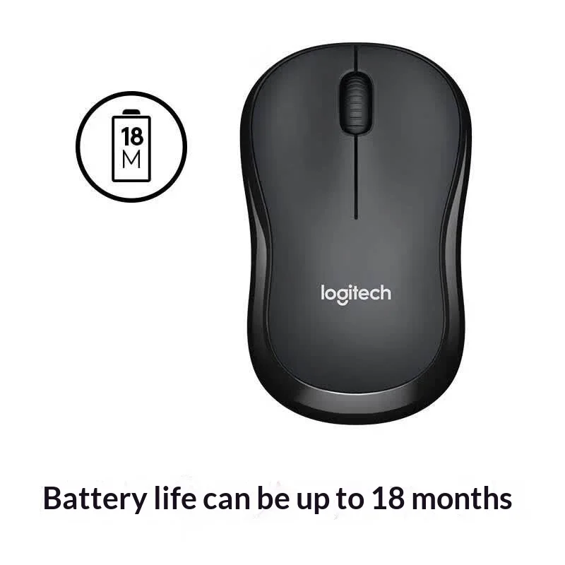 Logitech M220 Silent Wireless Mouse 2.4G Nano USB Receiver 1000DPI Reduce 90% Click Noise 18 Months Battery Office Mice
