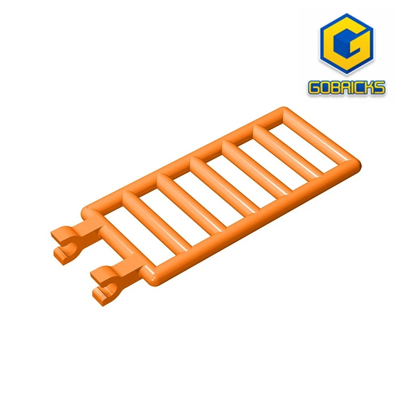 Gobricks GDS-988 Bar 7 x 3 with Double Clips (Ladder) compatible with lego 6020 pieces of children\'s DIY parts