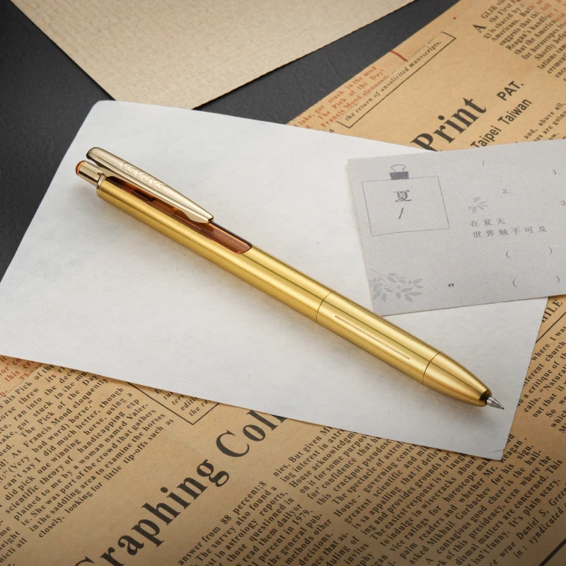 Japanese Brass Modern Stationery ZEBRA SARASA Grand Brass Neutral Gel Pen Senior Business Boss Signature Rollerball Pen Cheap