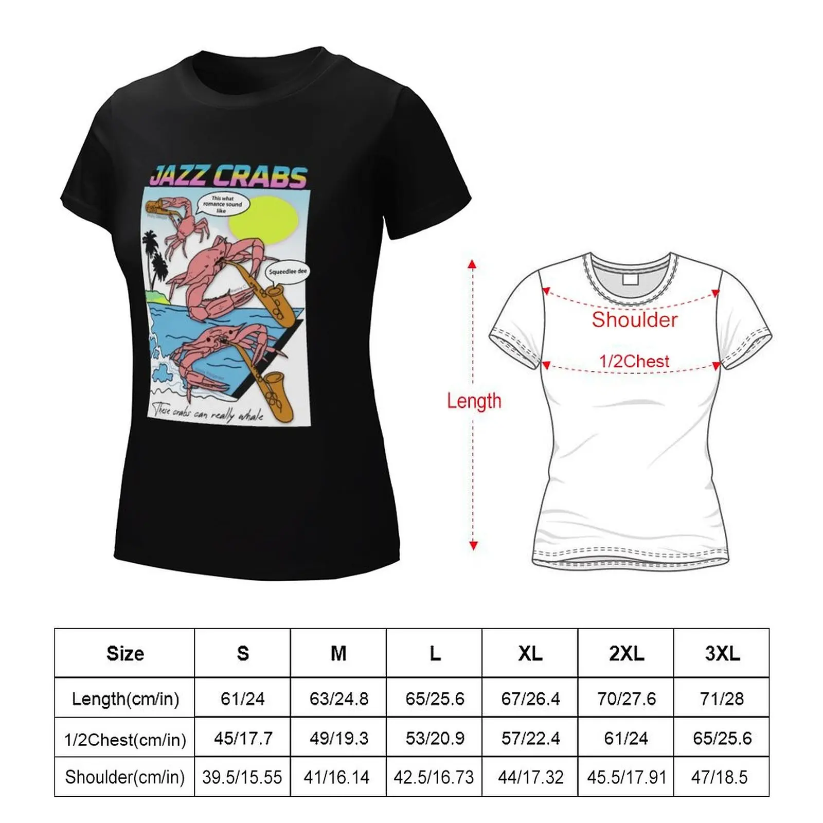 Jazz Krabben T-Shirt Plus Size Tops Zomer Top Vrouwelijke Blouse T-Shirt Jurk Voor Vrouwen Sexy