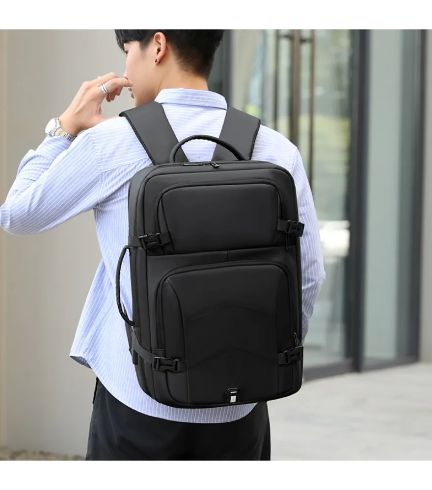 

Large Capacity Backpack Commuter Printing Men's Backpack Business Computer Backpack Men's