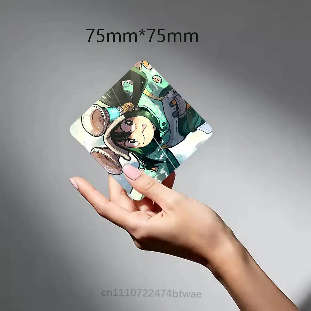 MHA A-Asui Tsuyu Cute Personalized Magnetic Durable Plastic Square Picture Surface Fridge Magnets