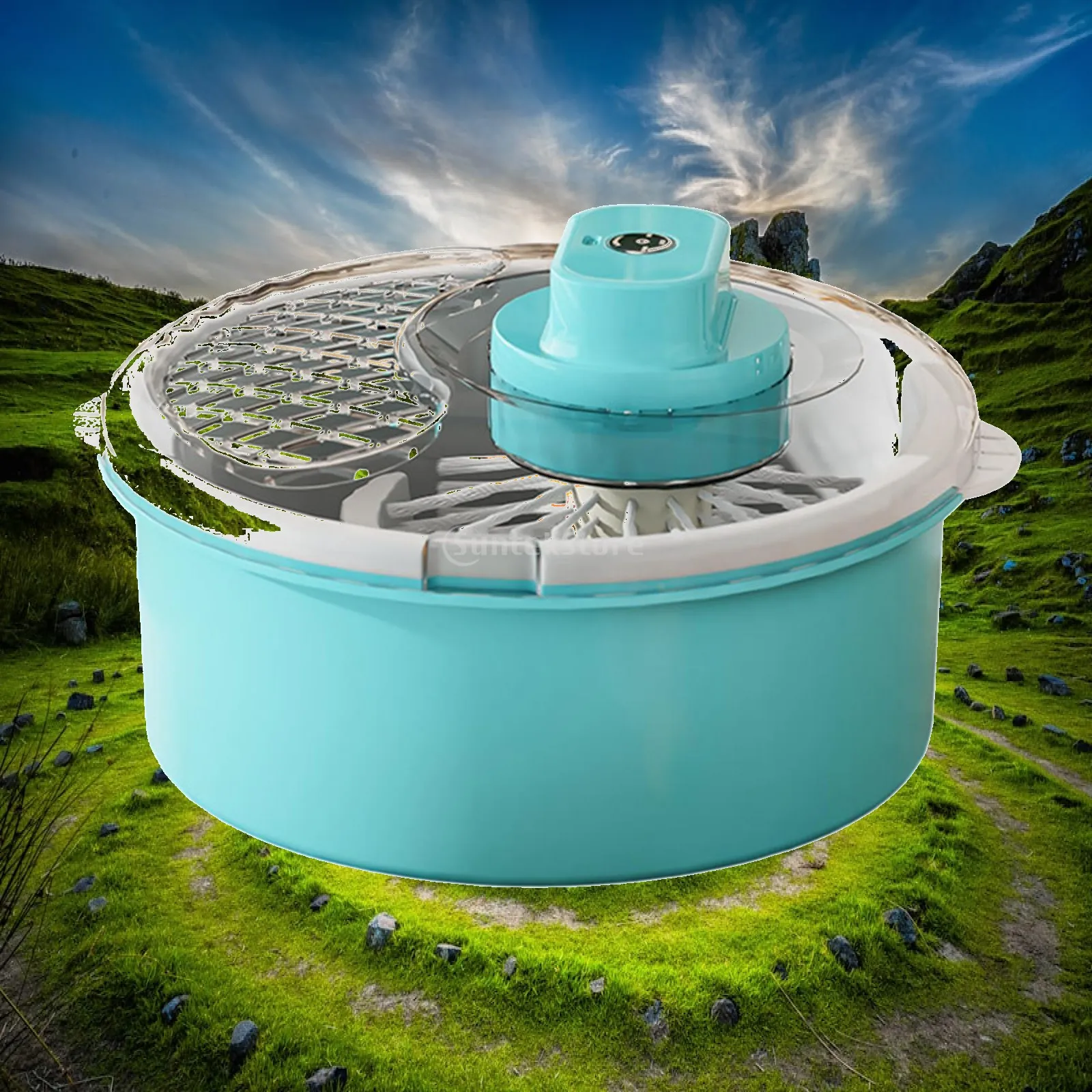Salad Making Tool Electric Lettuce Vegetable Washer Bowl for Healthy Food and Meal Prep