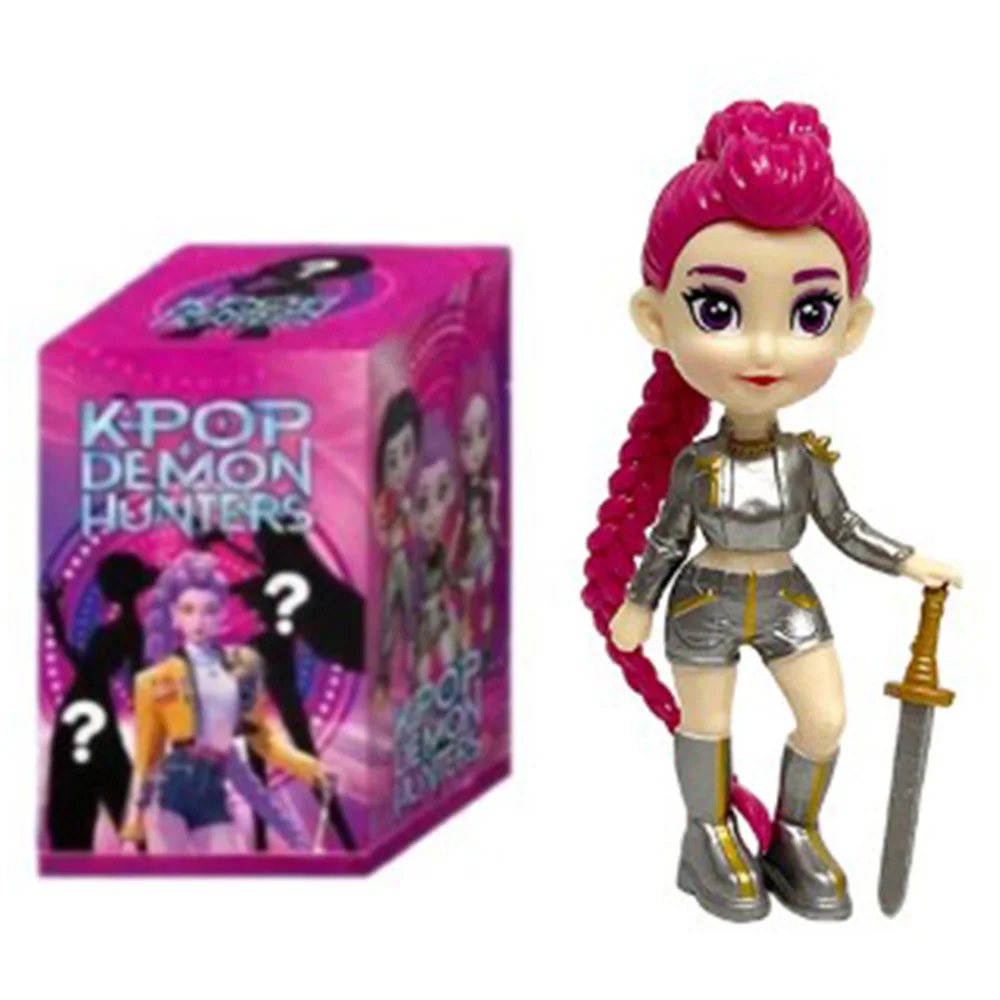 K-pop Demon Hunters Figure Toy Cartoon Rumi/Mira/Zoey Action Figure PVC Desktop Decoration Model Doll Toy Fans Gift！！！