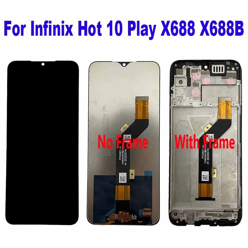 

For Infinix Hot 10 Play X688 X688B X688C LCD Display Touch Screen Digitizer Assembly Replacement Accessory