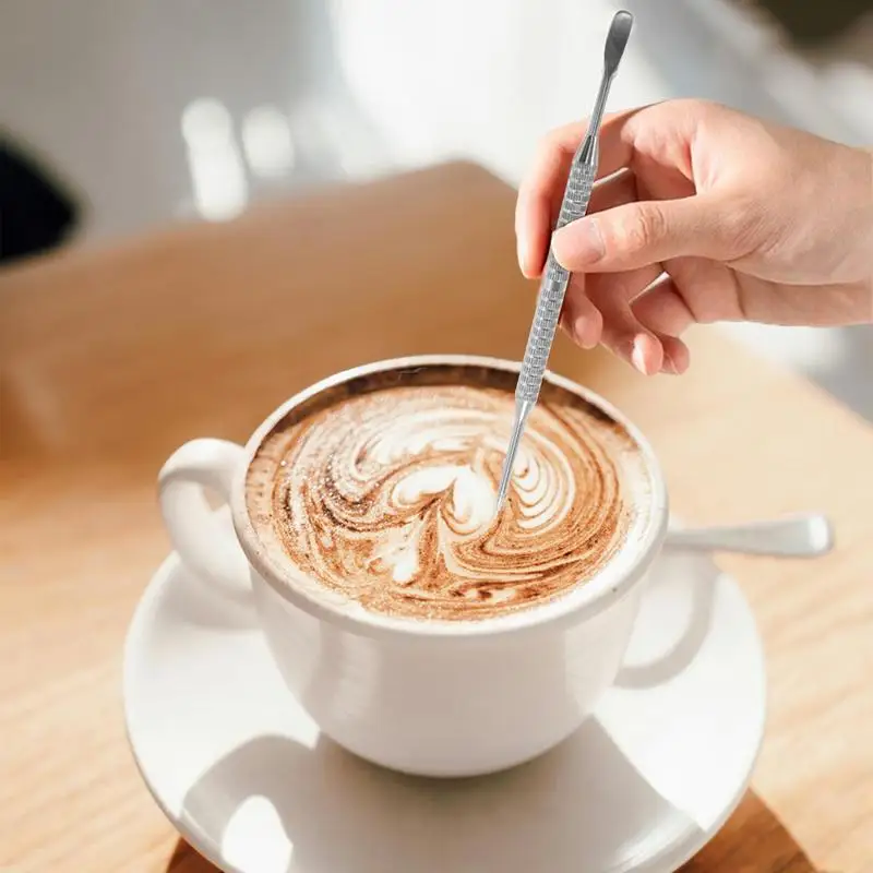 

Двухсторонняя ручка для кофе, ручка из нержавеющей стали для творчества