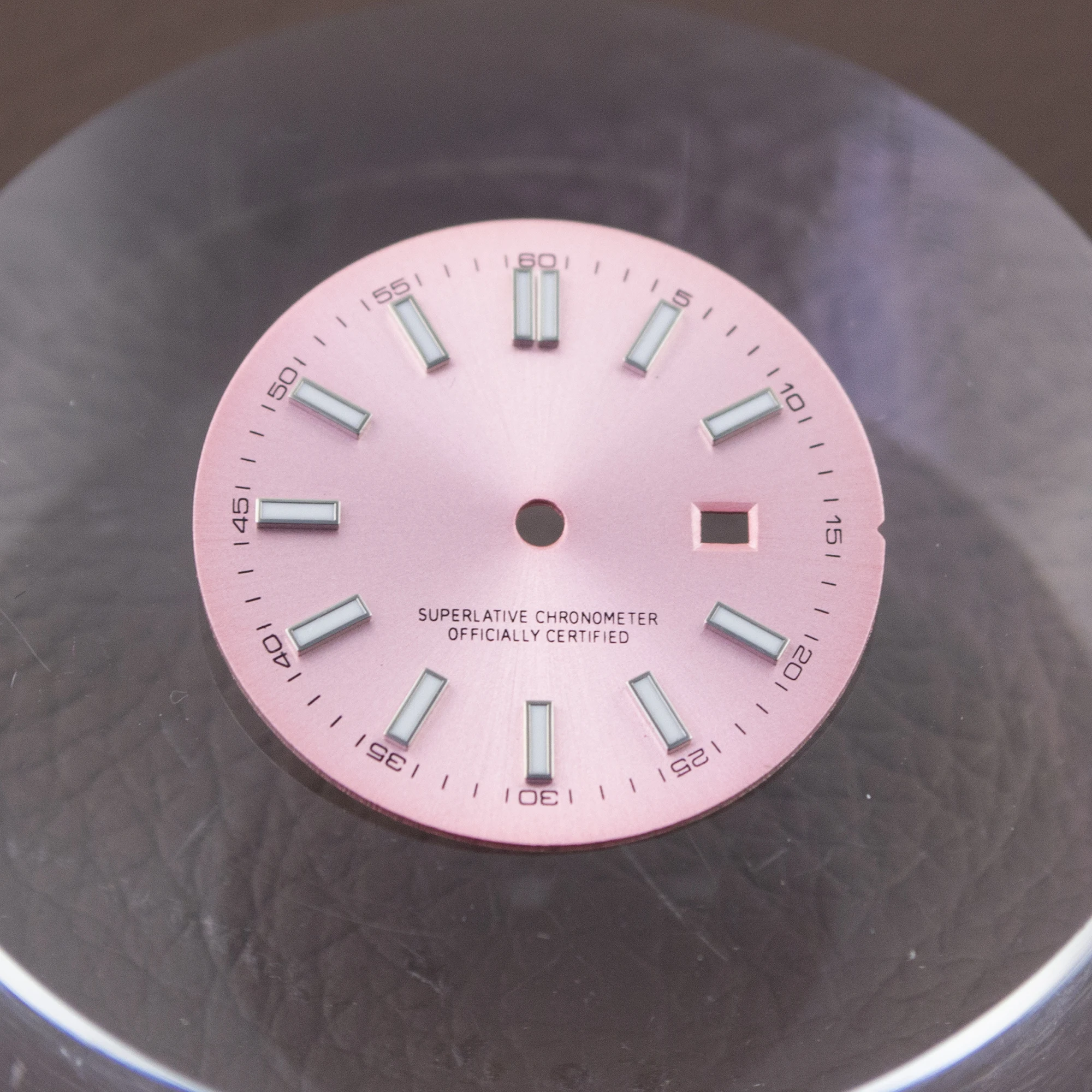 

Women's NH05 Watch Dial Diamonds Dial 25mm Watch Dial fit NH05 NH06 Movement Sunray Dial Watch Modification Accessories