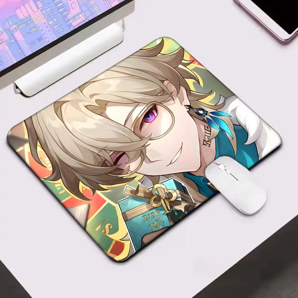 

1pc Aventurine And Dr. Ratio Mousepad Non-slip Suitable For Office Computers Laptops E-sports Game Desk Mats XXL Keyboard