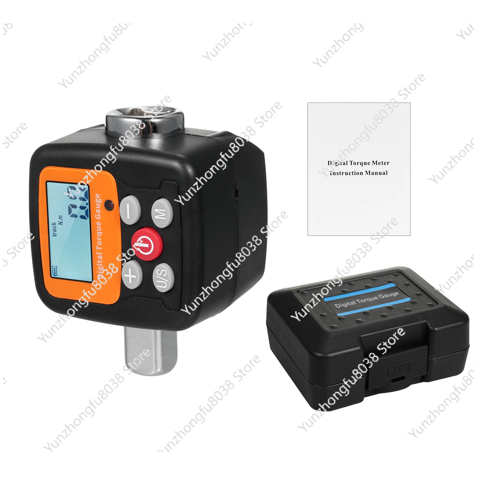 

ENGC-340 Digital Display Torque Meter Wrench Torque Tester 1/2'' Drive with Sound Light Alarm Function High Accuracy 4 Torque