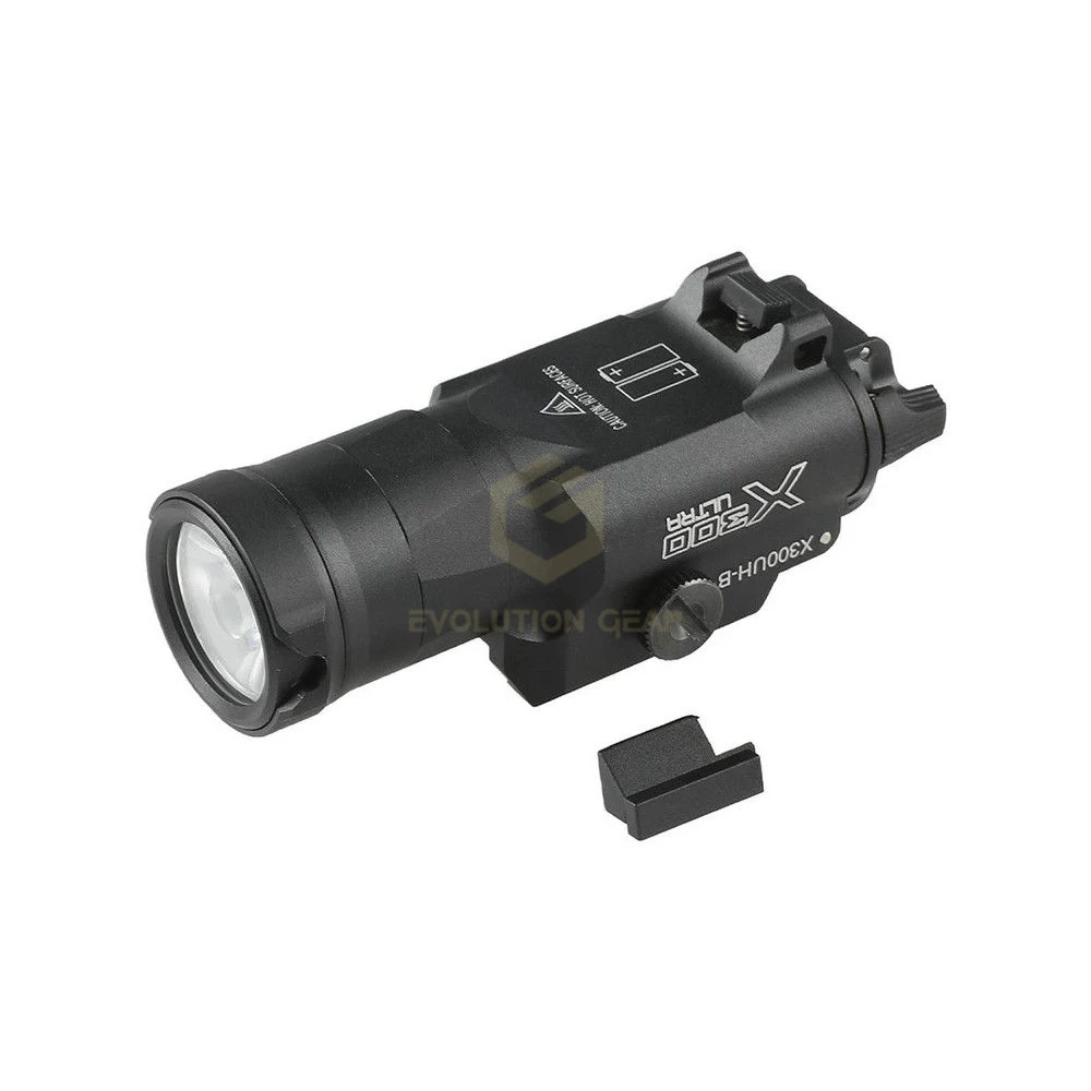 

X300UH-B Scout Light Tactical Flashlight Weapon Lamp Metal White Light Fit 20mm Rail Outdoor Hunting Accessories Airsoft Wargame