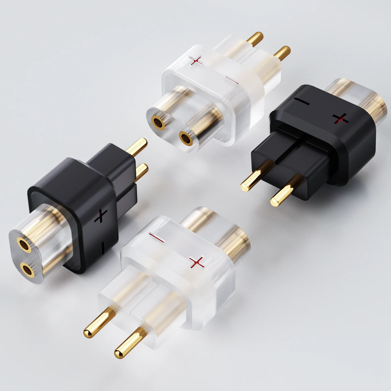 High-end QDC Female 2 Pin 0.78 Male HiFi Earphone Adapter to Earsets for SHUOER CONDUCTOR/SINGER/SOLOIST/EJ07/SHOZY/TAPE PRO