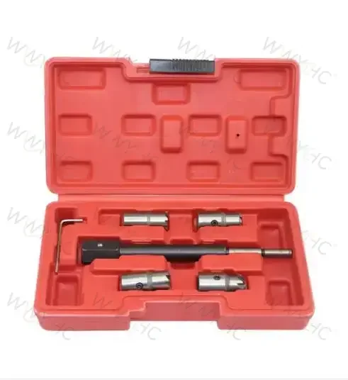 5/7/10/17PC Four sets  Injector Seat Cutter Cleaner Tool Set Carbon Remover Clean Repair Tool Automotive Accessories