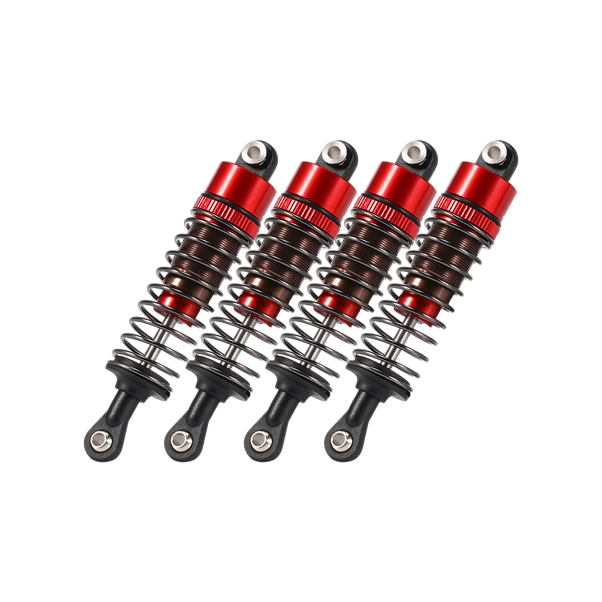 4PCS 52/55/62/70/75/85/95/100/110/120mm Schokdemper voor 1/10 RC Truggy Buggy On-Road Touring Drift Racing Klimmen Auto Onderdelen