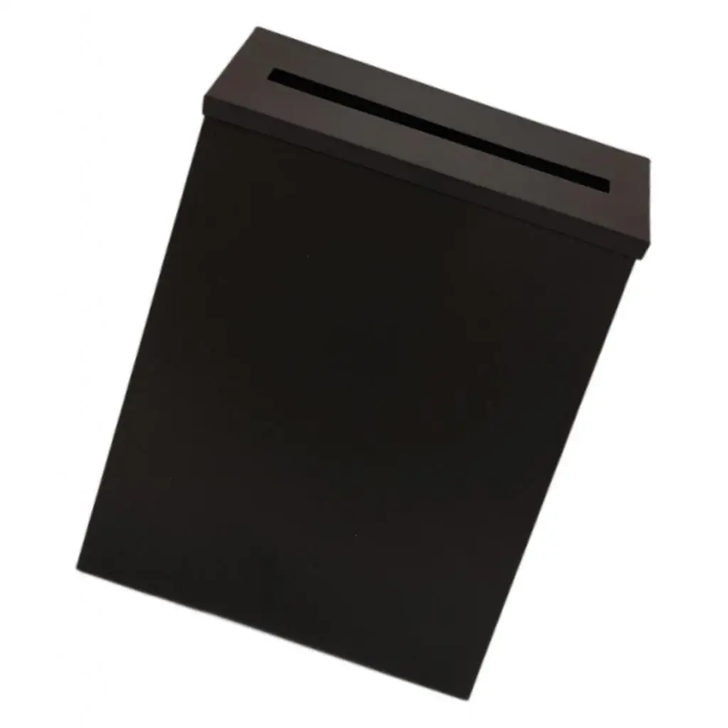 Wall Mount Mailbox Drop Box Vintage Style Convenient Decor Practical Post Letter Box Iron Postbox for Gate Indoor Front Door