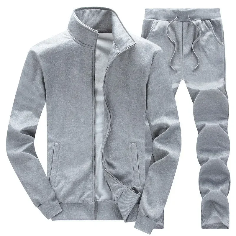 New Men's Breathable Moisture wicking Sweat wicking Fitness Running Sportswear Daily Outing and Leisure set