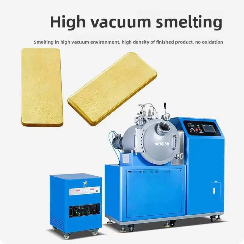 

Vacuum Density Low Oxidation Electromagnetic Stirring Secondary Charge Machine High Frequency Induction Melting Furnace
