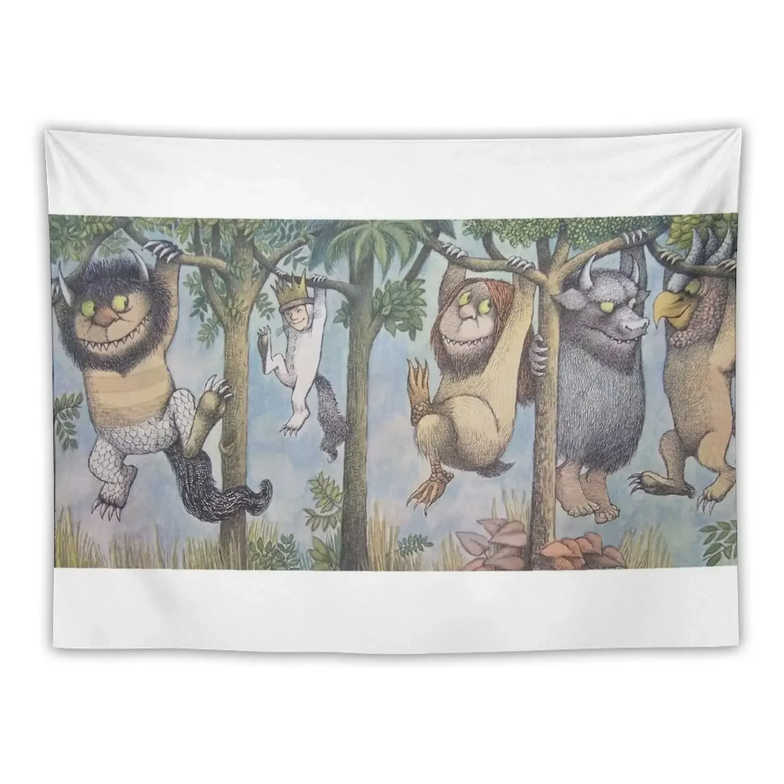 Maurice Sendak Tapestry Art Mural Decoration For Bedroom Tapestry