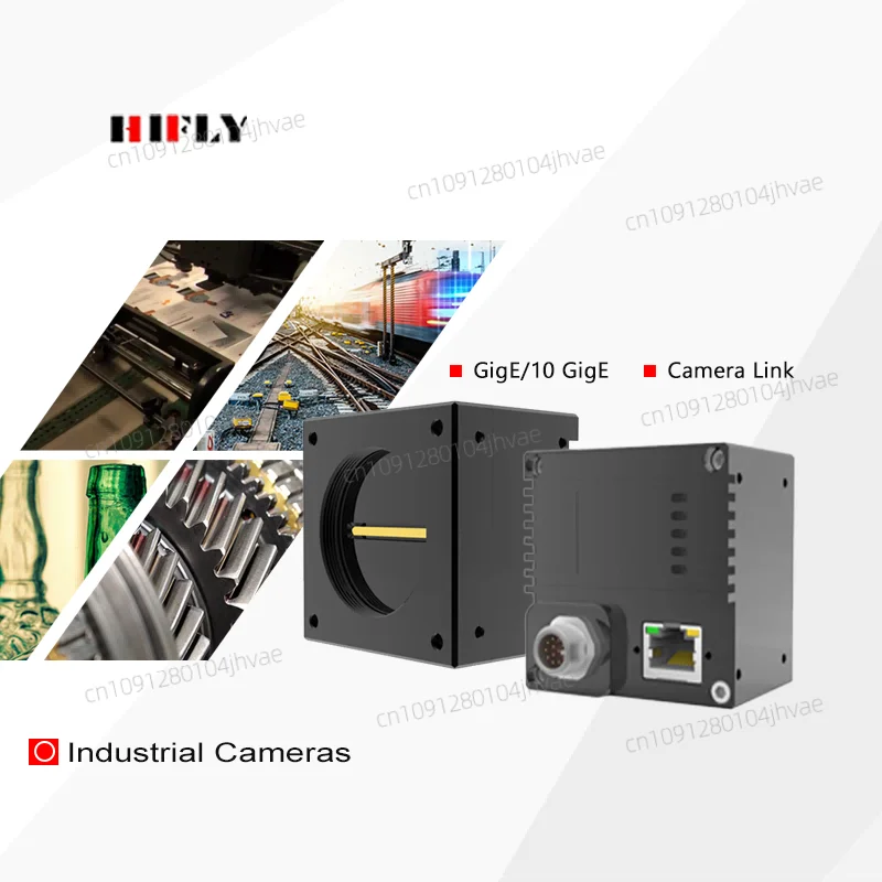 كاميرا صناعية عالية السرعة 27.5 كيلو هرتز 4K أحادية CMOS Global Shutter Line Scan GigE