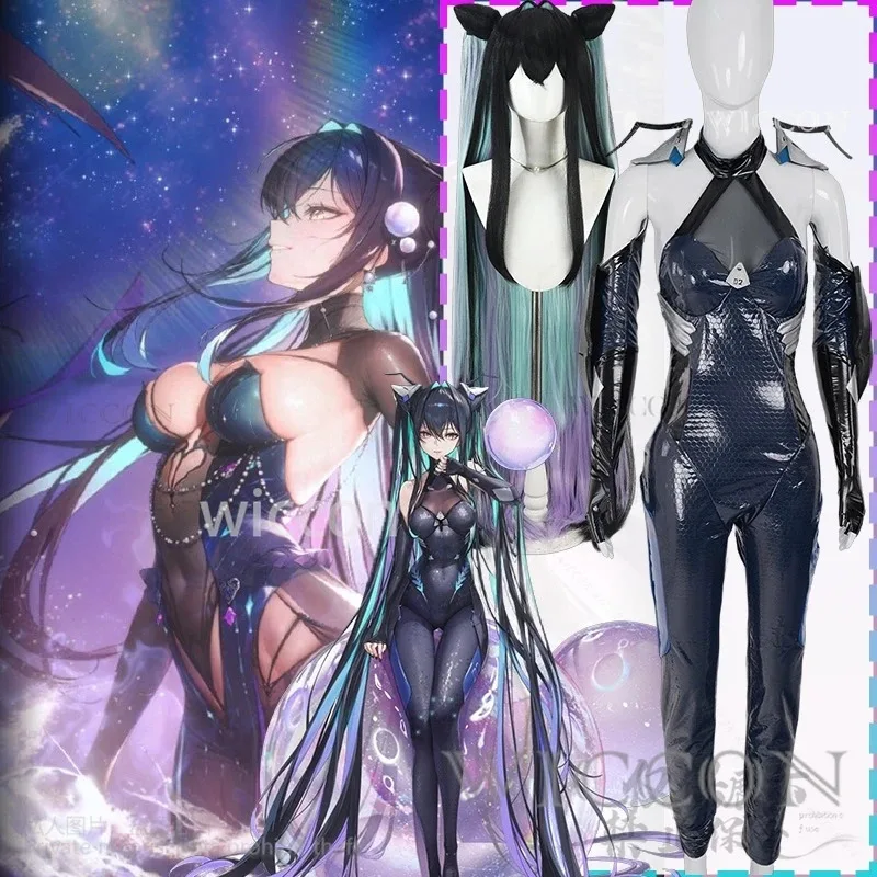 الحكايات القديمة أنيمي لعبة نايكي آلهة النصر تأثيري حلي جلدية مثير بذلة الشرير موحدة الباروكات جيراي كي تخصيص GF #3