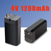 Lead-acid battery 1200mAh 4V battery Mosquito killer lamp battery LED headlight durablehts Flashlight Rechargeable High Capaci