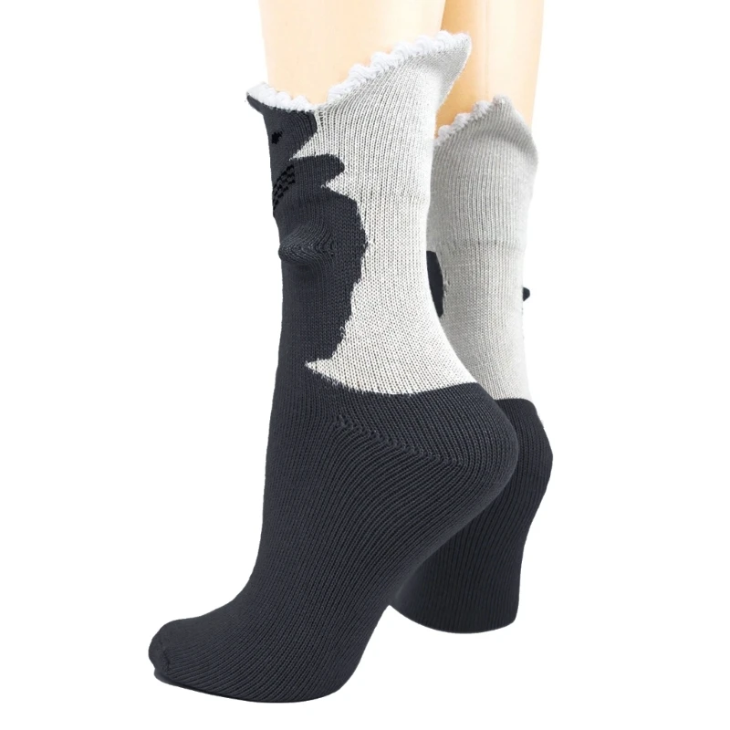 Shark Socks Floor Socks Funny Sock Novelty Cotton Sock Anti-Slip Stocking Fashion Mid Tube Parent-Child Dress Up