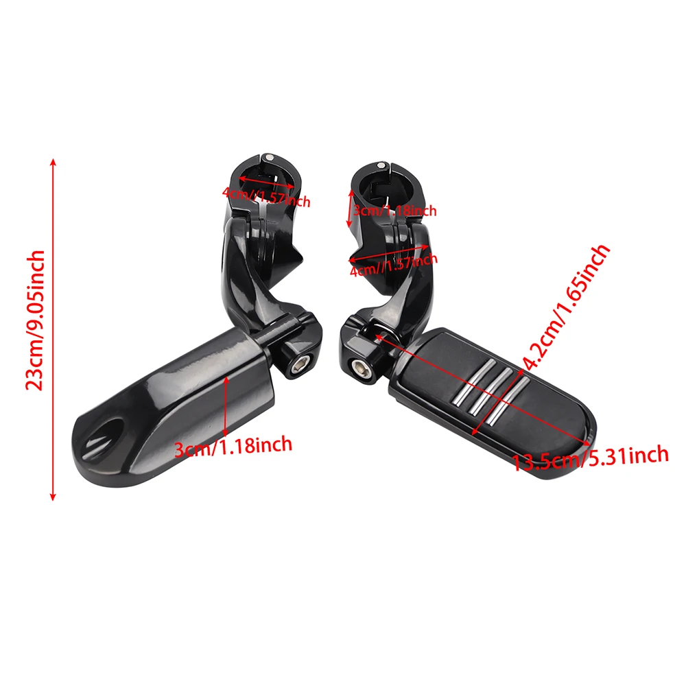 1 1/4 "32mm Motorfiets Voetsteun Snelweg Engine Guard Voetsteunen Mount Voetsteun Voor Harley Touring Honda kawasaki Suzuki Yamaha