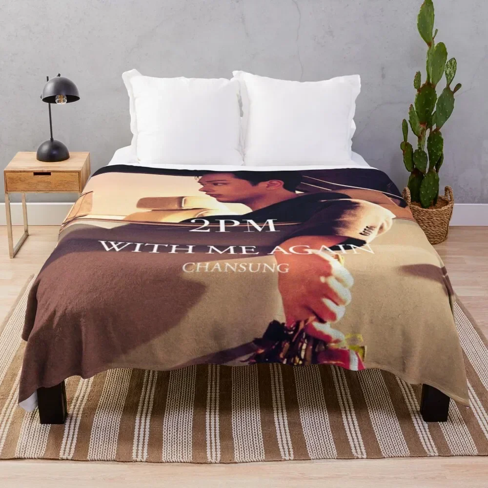 

2PM With Me Again - CHANSUNG Throw Blanket All Season Soft Lightweight Blanket for Home