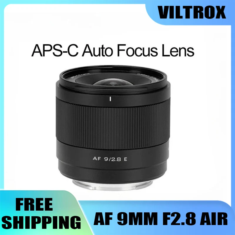 

VILTROX-ультраширокоугольный объектив APS-C Prime для Sony E-Mount, A6400, ZV-E10II для Nikon Z-Mount, Z30/Z5II/Z6III с автофокусом 9 ммF2.8