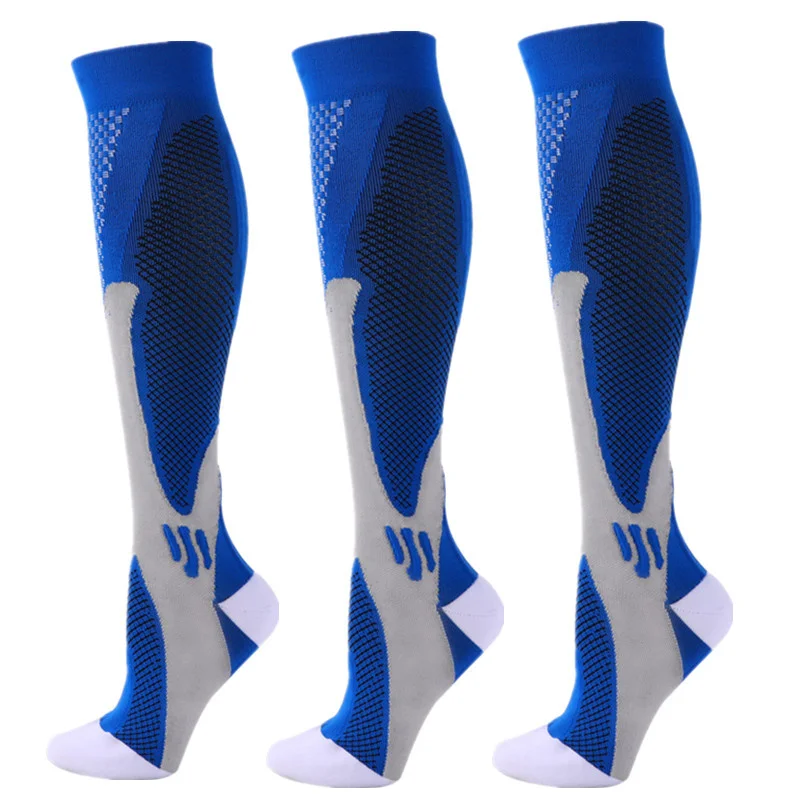 S-XXL 3 Paar Packung/Socken Kompressionssocken 30 mmhg Passend für medizinische Ödeme Diabetes Krampfadern Laufen Sportsocken Größe XXL – Detail 11