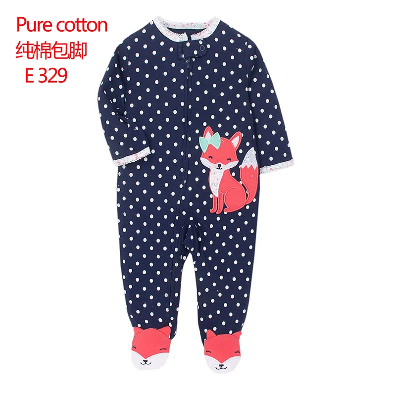 2023 Baby Clothing Pajamas Cotton Jumpsuit Long Sleeve Korean Zipper Coveralls Christmas Oufit Toddler Boys Clothes Ropa De Bebe