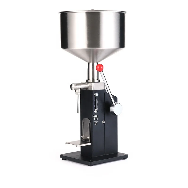 Semi-auto Cosmetic Cream Piston Paste Filling Machine Manual Constant Temperature Liquid Ointment Filling Mixing Heating Machine