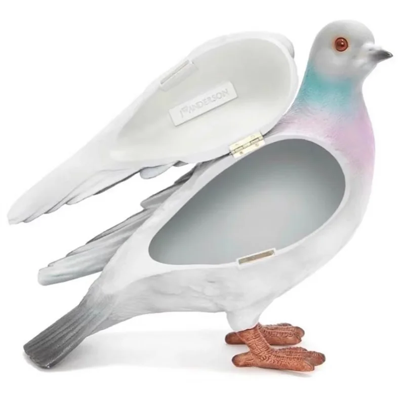 Wanerson Pigeon Handbag Was Taken by Pigeon Clutch Bag with Pigeon Bag Creative Bag Change