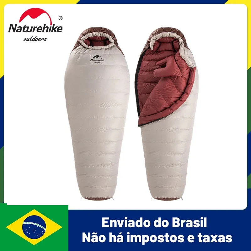 Naturehike snowbird saco de dormir ultraleve acampamento à prova dwaterproof água múmia saco de dormir pato para baixo saco de dormir inverno sacos de dormir