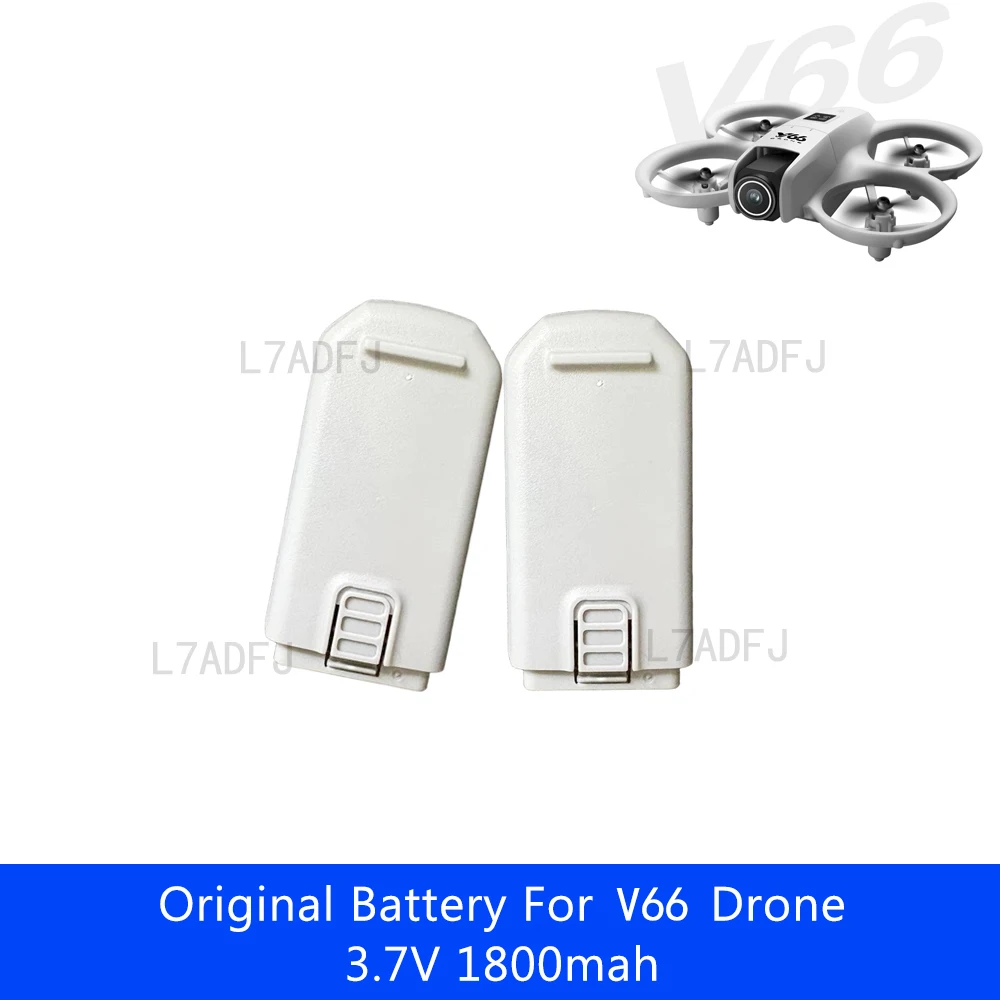بطارية لطائرة Xiaomi Mijia V66 Mini Rc بدون طيار 3.7 فولت 1800 مللي أمبير في الساعة بطارية طائرة بدون طيار V66 GPS 8K تجنب المهنية FPV كوادكوبتر قابلة للطي #1