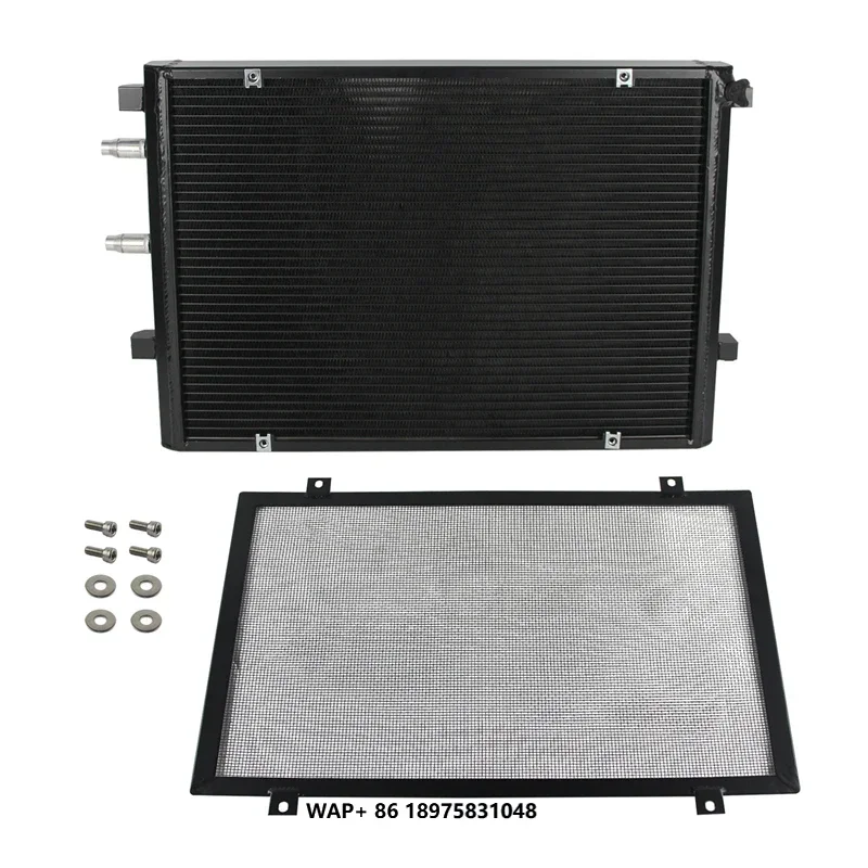 Front Mount Heat Exchanger Radiator and Cover Upgrade for M2C M3 M4 F80 F82 F87 S55 2015 - 2019 Black/Silver